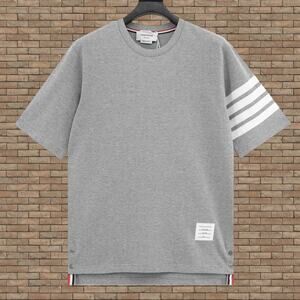 Men's grey short sleeve Thom Browne
